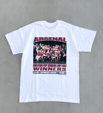 Camiseta vintage conmemorativa de la Copa de Europa Vibe Arsenal FC TALLA L segunda mano  Embacar hacia Argentina