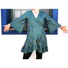 Wrap dress teal for sale  CARDIFF