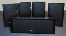 Juego de 5 sistemas de altavoces de sonido envolvente SONY SS-TS102 SS-CT101 centro izquierdo derecho, usado segunda mano  Embacar hacia Argentina