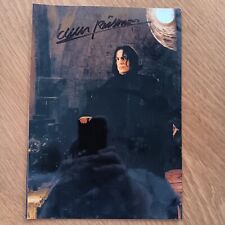 alan rickman signed for sale  CHESTER LE STREET