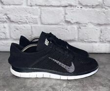 Zapatos para correr Nike para mujer Free 4.0 Flyknit ""negros"" 844656-003 talla 8 segunda mano  Embacar hacia Argentina