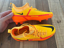 Nike Phantom GT Kids Football boots Size 4 Boys Orange / Yellow RRP £75 for sale  MANSFIELD