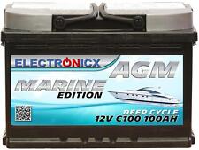 Agm battery 100ah for sale  Shipping to Ireland