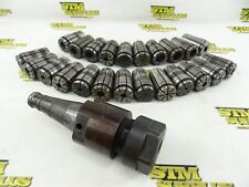 BEAVER NMTB40 TG100 COLLET CHUCK + 23 COLLETS 1/8" TO 13/16"  for sale  Shipping to South Africa
