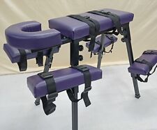 Spanking Bench Portable Bench Flogging BDSM Bench Purple Color With  Headrest, used for sale  Shipping to South Africa