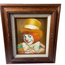 Vintage framed clown for sale  Granbury