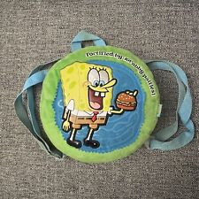 Usado, Bob Esponja Calça Quadrada Fortificada por Krabby Patty Mochila Nickelodeon Antiga 2002 9” comprar usado  Enviando para Brazil