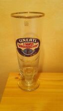 old wheat beer glass 0.5L, UNERTL YEAST WHITE BEER, used for sale  Shipping to South Africa