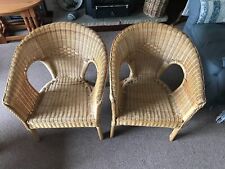 Pair cane wicker for sale  GLOUCESTER