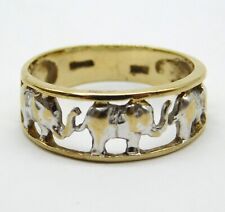 Gold elephant ring for sale  RYDE