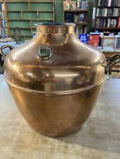 Belo pote antigo vintage de cobre Moonshine Still 10" diâmetro WM. Boekel & Co. comprar usado  Enviando para Brazil