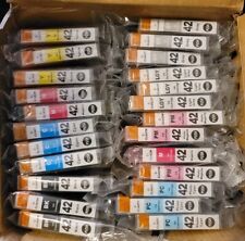 24 Pack Compatible CLI-42 Ink Cartridges Replacement for Canon CLI42 8 Color , used for sale  Shipping to South Africa