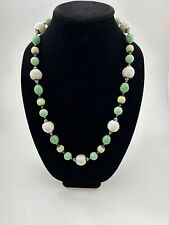 Vintage necklace green for sale  La Quinta