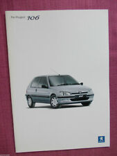 Peugeot 106 brochure for sale  SHERINGHAM