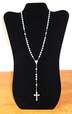 Blue bead chain for sale  SHREWSBURY