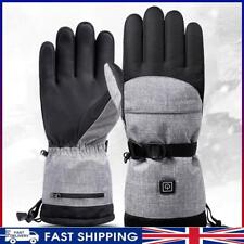 # 1 par de guantes eléctricos con calefacción impermeables (guantes grises y batería de 5000 mAh) segunda mano  Embacar hacia Argentina