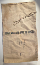 First National Bank of Oregon - ¿Bolsa de lona para monedas? segunda mano  Embacar hacia Argentina