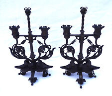 Gothic pair candlestick d'occasion  Auray