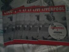 Liverpool football programmes for sale  EDINBURGH
