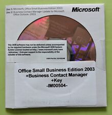 Office 2003 Small Business Edition + Business Contact Manager com chave do produto comprar usado  Enviando para Brazil