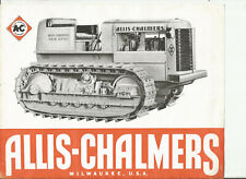 ALLIS CHALMERS TRACTEURS M WM HD WHD 5 7 10 14 / FRENCH / catalogue brochure , occasion d'occasion  Besançon