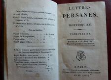 Montesquieu lettres persanes d'occasion  Gignac