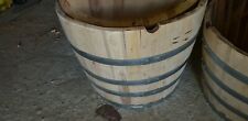 vaso in legno,botte Barile tagliate metà,Fusto di vino Vaso Fioriera  usato  Villafranca Sicula