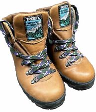 Trezeta Women’s Size 38 Outdoor Technology Leather Hiking Lace Ups Brown Boots na sprzedaż  Wysyłka do Poland