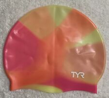 Boné de natação TYR júnior tingido silicone tamanho juvenil banho comprar usado  Enviando para Brazil