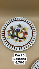 Piatto dipinto ceramiche usato  Primiero San Martino Di Castrozza