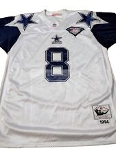 Camiseta deportiva de Troy Aikman de los Dallas Cowboys de Mitchell & Ness talla 56 segunda mano  Embacar hacia Mexico