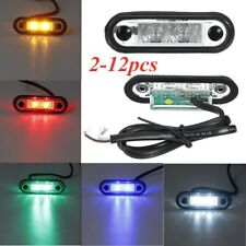 12V/24V KELSA BAR FLUSH AJUSTE LUCES MARCADOR LED LÁMPARAS BLANCO/ÁMBAR/ROJO/AZUL/VERDE segunda mano  Embacar hacia Argentina