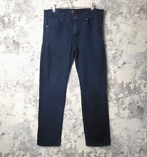 Cavani Chino Trousers Standard fit Denim Stretch Button Fly Zip W34" L30" Chinos for sale  Shipping to South Africa