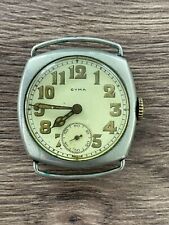 ancienne montre militaire Cyma homme mécanique boitier  acier WW1 comprar usado  Enviando para Brazil