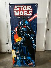 Stern Star Wars Vader Pinball Machine Banner 24' x 62', used for sale  Birmingham