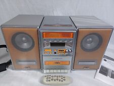 Micro sistema reproductor de CD radio casete Philips MC-129 AM/FM con control remoto  segunda mano  Embacar hacia Argentina