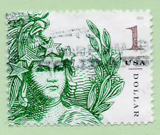 USA /  "Statue of Freedom", green  -  1-Dollar comprar usado  Enviando para Brazil
