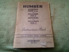 Humber snipe h.p. for sale  LEVEN