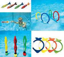 Used, Underwater Diving Toys Dive Ring/Torpedo/Sticks Swimming Pool Toy Game Kids FUN for sale  BIRMINGHAM