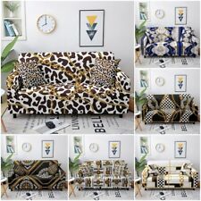 Golden Chains Pattern Luxury Sofa Cover Stretch Slipcovers Sectional Couch Cover for sale  Shipping to South Africa