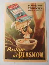 Pastine plasmon cartolina usato  Pistoia