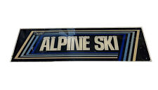Tenda para festas vintage 1982 Alpine Ski Arcade pinball topper original Taito 6,75x22,75 comprar usado  Enviando para Brazil