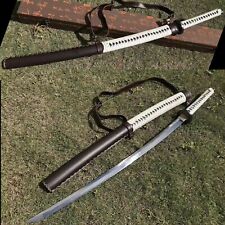 The Walking Dead Samurai Sword-Michonne's Katana Zombie Killer Hand Forged Full, used for sale  Shipping to South Africa