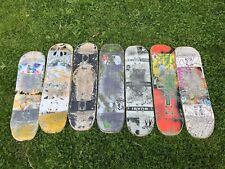 Lote de 7 decks de skate usados para projeto de arte faça você mesmo - quase comprar usado  Enviando para Brazil