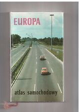 Europa Atlas samochodowy Road Atlas routier Autoatlas 1987 na sprzedaż  PL