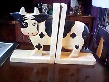 Vintage wooden cow for sale  AMMANFORD