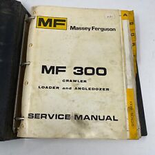 Libro manual de servicio cargador sobre orugas Massey Ferguson MF 300, usado segunda mano  Embacar hacia Mexico