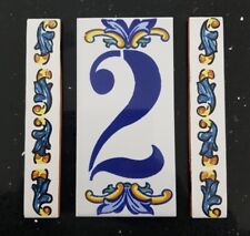 House number ceramic for sale  WOKING