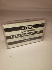 TDK Cassette Head Demagnetizer HD-01 & Manual RARE Made In Japan for sale  Shipping to South Africa