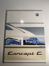 Volkswagen concept cbrochure for sale  NEWCASTLE UPON TYNE